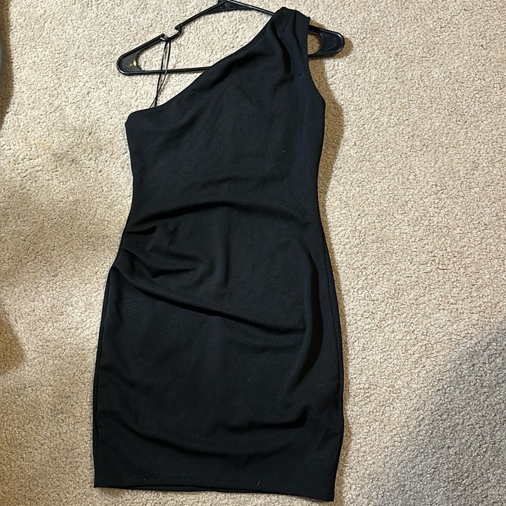 Never worn single shoulder LBD